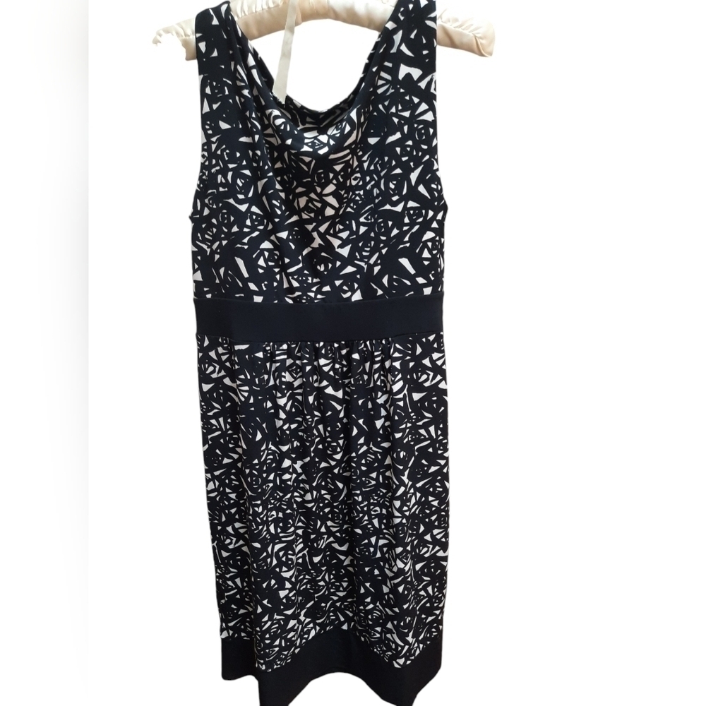 Michael Kors Black & White Dress Size M